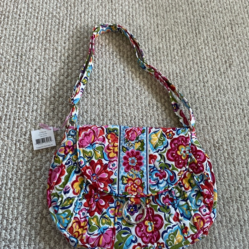 Vera Bradley saddle up hope garden purse